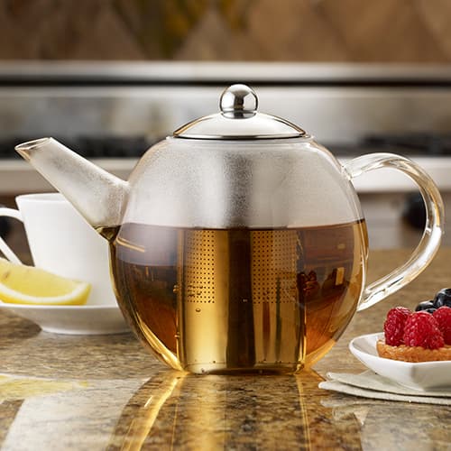 BonJour&#174; Tea Hand-Blown Insulated Glass Teapot