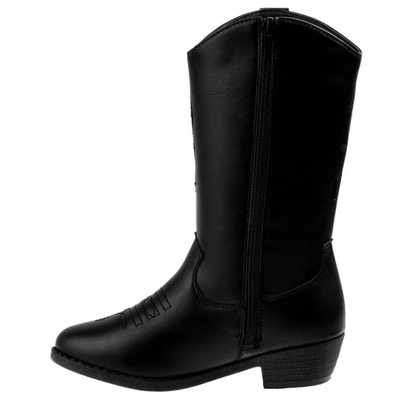 Big Girls Kensie Girl Zip-Up Cowgirl Boots