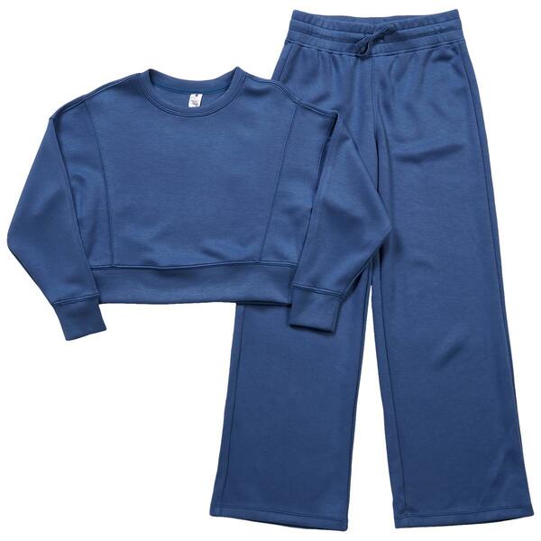 Girls &#40;7-12&#41; Yougalious Scuba Top w/ Flare Pants - image 