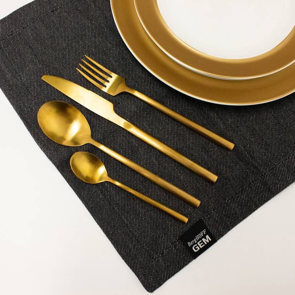 BergHOFF Gem 16pc. Timeless Elegant Design Flatware Set