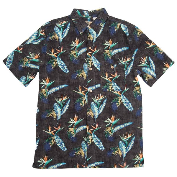 Mens Joe Marlin Bird of Paradise Woven Button Down Shirt - Boscov's