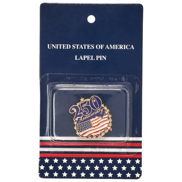 Mens American Heritage 250th Anniversary Lapel Pin - image 