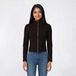 Juniors Love Tree Soft Air Full Zip Jacket