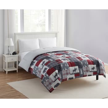 Ashley Cooper™ Lodge Moose Print Reversible Comforter - Boscov's