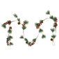 Northlight 6.5ft. Pre-Lit LED Pine & Berry Christmas Garland - image 3