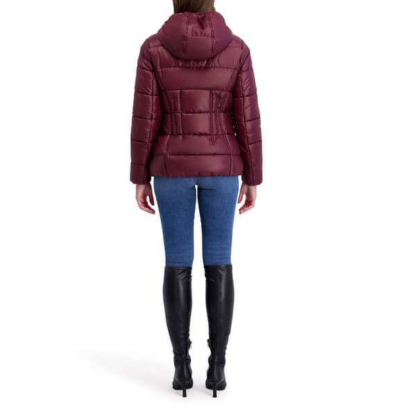 Womens Kensie Puffer Coat with Hood