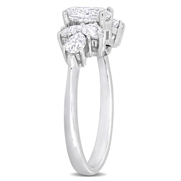Gemstone Classics™ 10kt. White Gold 2ctw. Moissanite Ring