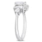 Gemstone Classics™ 10kt. White Gold 2ctw. Moissanite Ring - image 3
