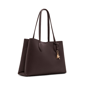 Anne Klein Bonded Dbl Cmp Tote W/Charm $102 - image 3