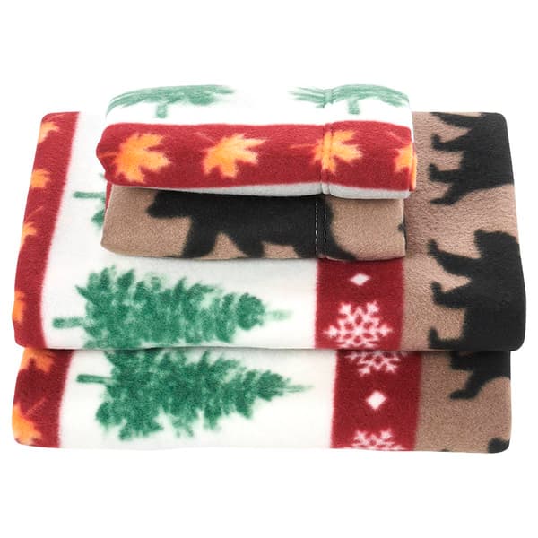 Ashley Cooper(tm) Kodiak Wilderness Fleece Sheet Set - image 