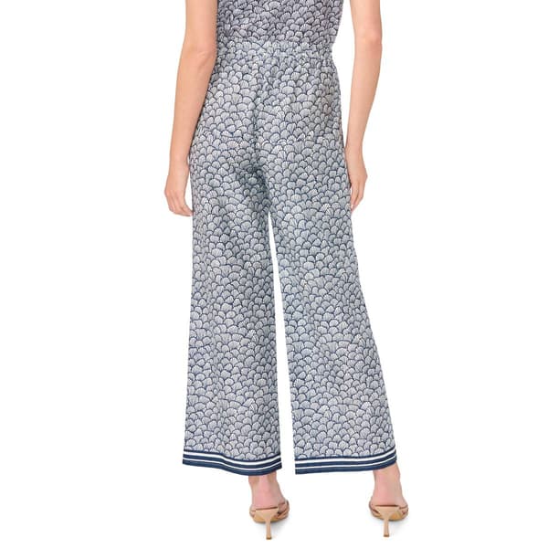Womens Cece Pull On Tie Front Wide Leg Seashell Pants