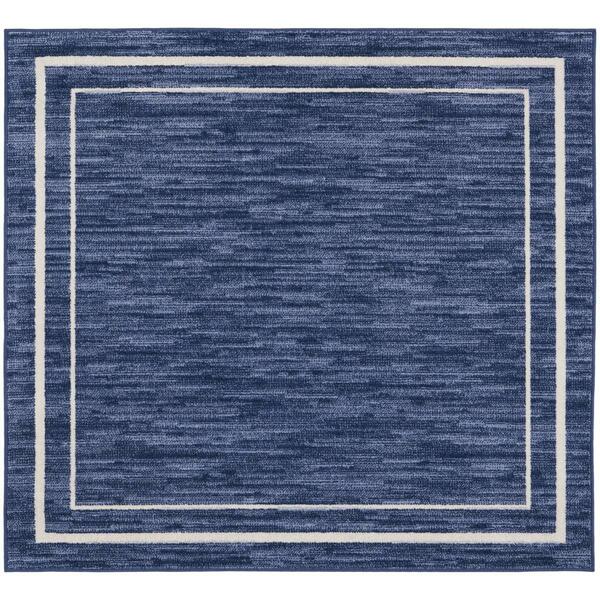 Nourison Essentials Bordered Indoor/Outdoor Square Rug - image 