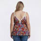 Juniors Plus Angie Lace Trim Tank Top - image 2