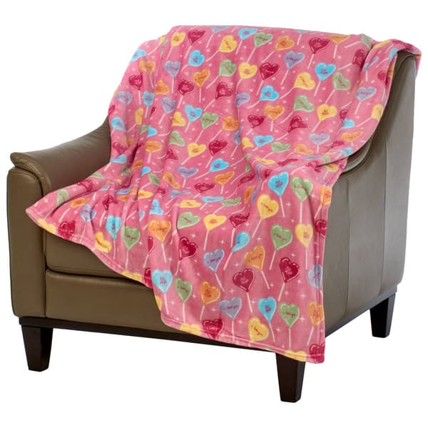 Ashley Cooper™ Valentine''s Day Hearts Plush Throw