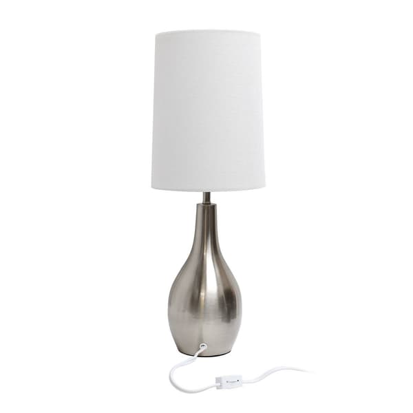 Simple Designs One Light Tear Drop Table Lamp