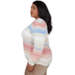 Plus Size Alfred Dunner Sunset Ridge Space Dye Stripe Sweater - image 4