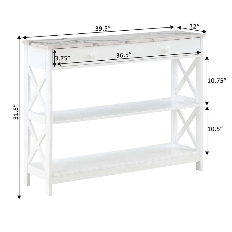 Convenience Concepts Oxford 1-Drawer Console Table