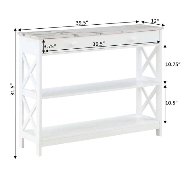 Convenience Concepts Oxford 1-Drawer Console Table