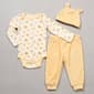 Baby Girl &#40;NB-9M&#41; Chick Pea 3pc. Floral Joggers Set - image 1