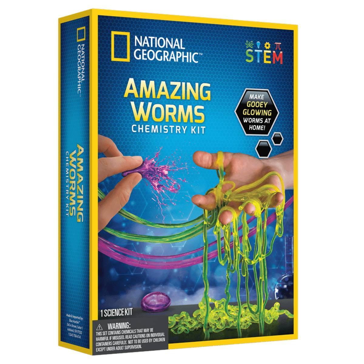 National Geographic Amazing Worms Chemistry Kit