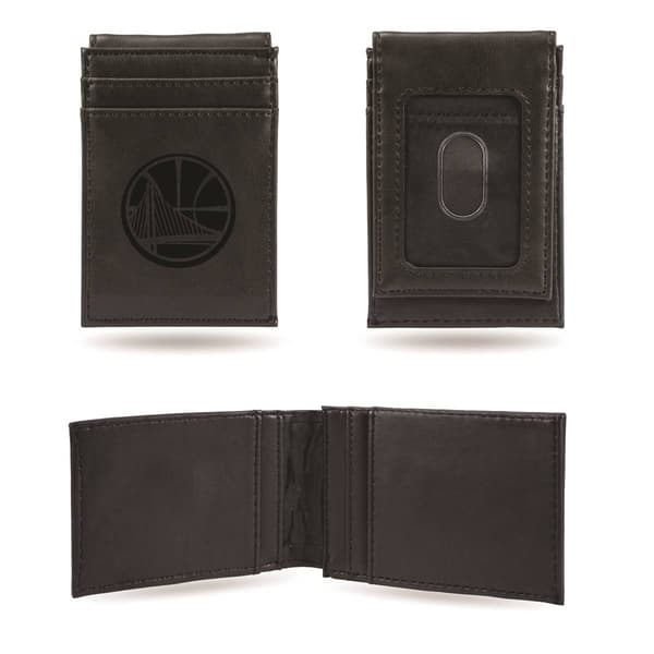 Mens NBA Golden State Warriors Faux Leather Front Pocket Wallet