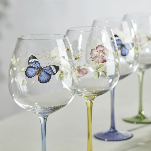 Lenox® Butterfly Meadow® Balloon Wine Glasses - Set of 4