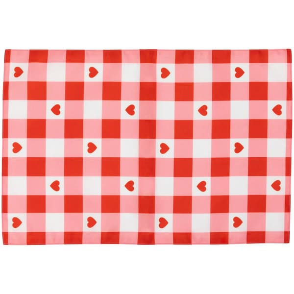 Northlight Seasonal Valentine&#39;&#39;s Day Hearts Placemats - Set of 4
