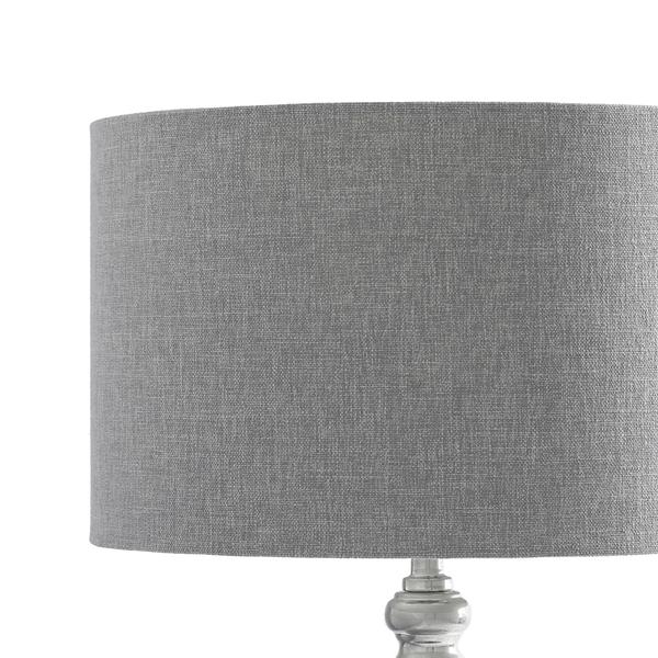9th & Pike® Silver Glass Traditional Table Lamp