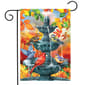 Briarwood Lane Bath Time Birds Autumn Garden Flag - image 1