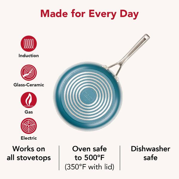 KitchenAid® Hard-Anodized 10pc. Ceramic Induction Cookware Set