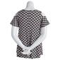 Womens C'est La Vie Short Sleeve Cold Shoulder Blouse - image 2