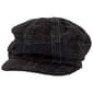 Womens Madd Hatter Plaid Cabby Newsboy Hat - image 1