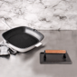 BergHOFF Neo 2pc. Cast Iron 11in. Grill Pan with Steak Press - image 1