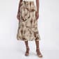 Womens Soho Apparel Leaf Abstract Midi Skirt - image 1