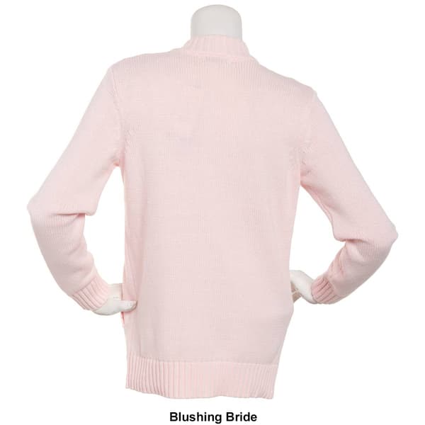Womens Hasting & Smith Zip Front Sweater w/ Two Pockets