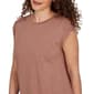 Womens Skye’s the Limit Blooming Pastels Cap Sleeve Blouse - image 5