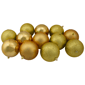 Northlight 60ct. Antique Gold 4-Finish Christmas Ball Ornaments - image 6