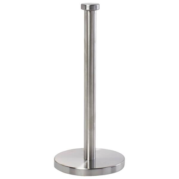 Bombay Stainless Steel Paper Towel Holder with Large Flat Cap - image 