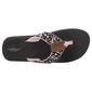 Womens Capelli New York Butterfly Floral Flip Flops - image 3