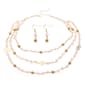 Ashley Cooper(tm) Layered Bead Filigree Necklace & Earring Set - image 1