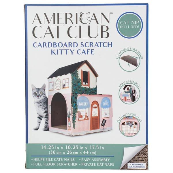 American Cat Club Cardboard Scratch Kitty Cafe - image 