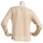 Juniors A. Byer Long Sleeve Crochet Ribbon Tie Sweater Cardigan - image 3