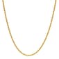 14kt. Gold over Sterling Silver Diamond Cut Rope Chain Necklace - image 1