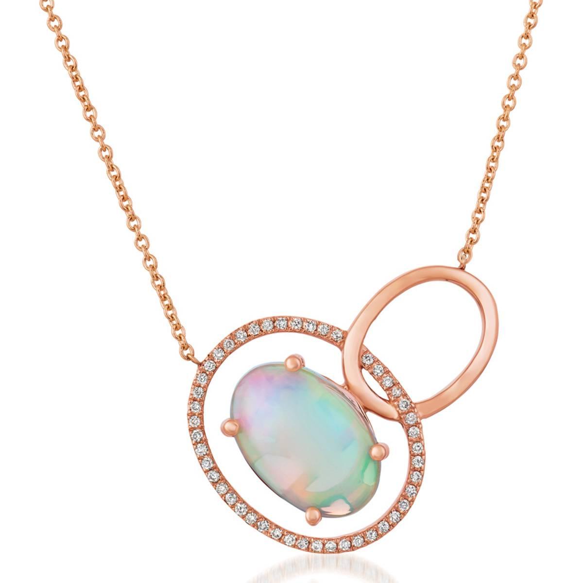 Le Vian(R) 1 7/8ctw. Neopolitan Opal Vanilla Diamonds(R) Necklace