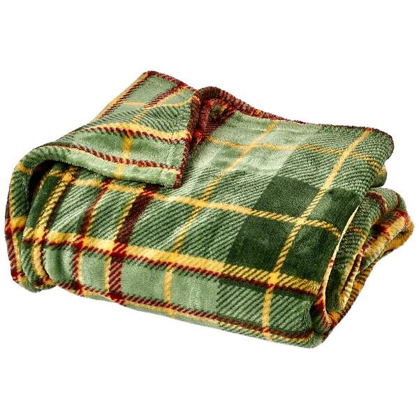 Ashley Cooper&#40;tm&#41; Juniper Plaid Plush Throw - image 