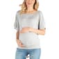 Womens 24/7 Comfort Apparel Dolman Maternity Top - image 6