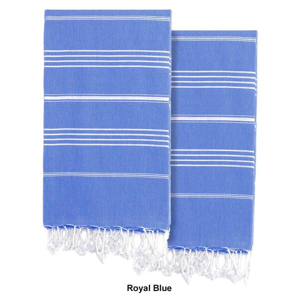 Linum Home Textiles Lucky Pestemal Beach Towel - Set of 2