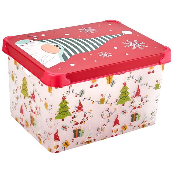Happy Gnomes Translucent Storage Tote - image 