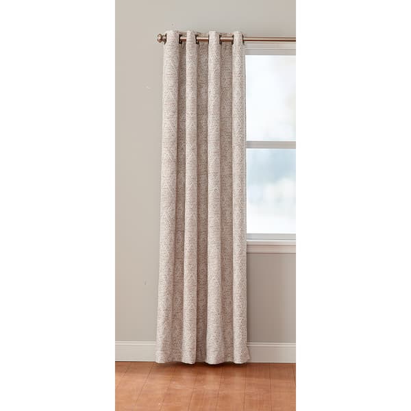 Diamond Chenille Lined Grommet Blackout Curtain Panel