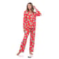 Womens White Mark 2pc. Long Sleeve Dotted Floral Pajama Set - image 6